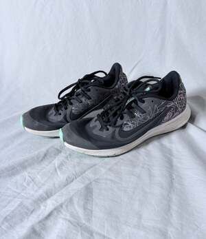 Nike Downshifter 9 Rebel GS Black Green Running Shoes CI2686-001 Size 7Y